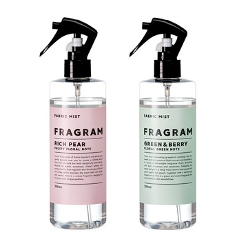 FRAGRAM慕浴 除皺香衣噴霧300ml(粉嫩香梨+綠意莓果)
