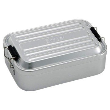 Skater 鋁製便當盒 AFT10B 1L  銀色  1個