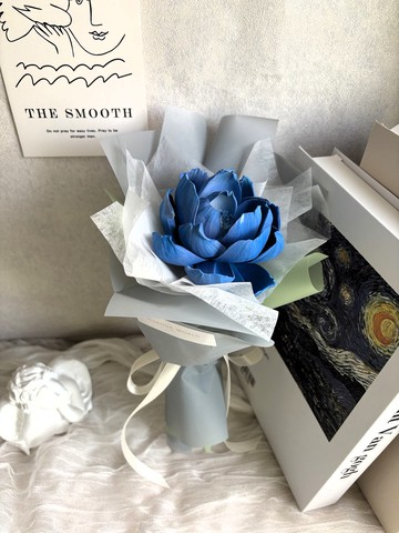 單支乾燥牡丹花束(S)