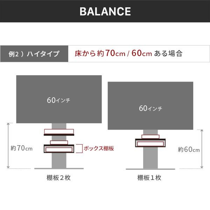 WALLインテリアテレビスタンドV2・V3・V5対応 ボックス棚板 PS5