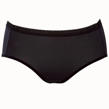 (蝦皮官方商城免運)莎薇- 日間生理褲 M-LL三角內褲(黑) 低腰標準型-AS3515BL