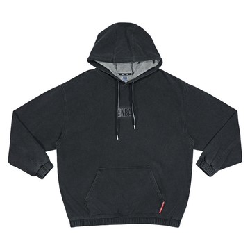 NBA 隊伍刺繡 水洗丹寧 連帽T恤