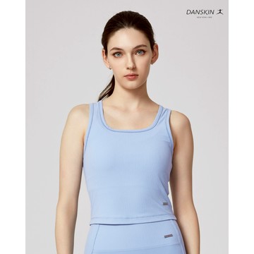 【Danskin】方領羅紋親膚背心-2色  XTSVS004