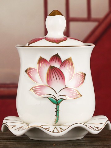 供水杯供佛杯佛前供杯大悲水貢杯財神仙家陶瓷供佛杯佛具用品