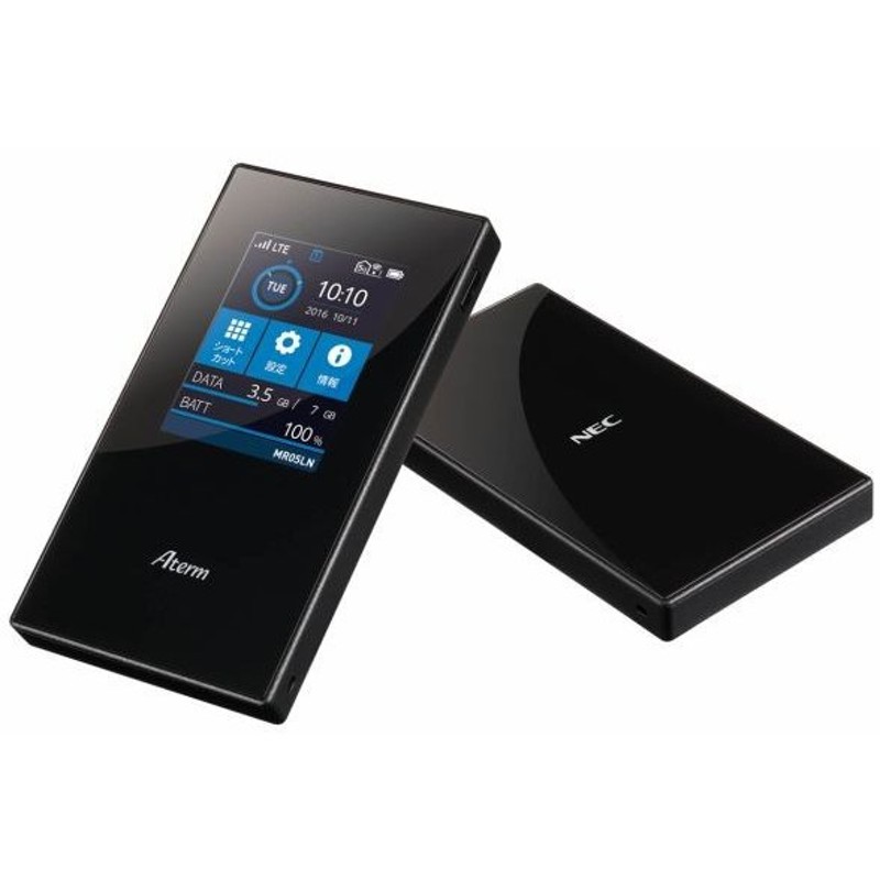 MR05LN Aterm Mobile Router SIMFREE 黒 [Black] NEC 未使用品 白ロム Wi-Fiルーター 通販  LINEポイント最大1.0%GET | LINEショッピング