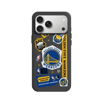 iPhone 17 Pro Max SolidX 黑 - NBA - 拼貼系列-金州勇士 Golden State Warriors - Collage