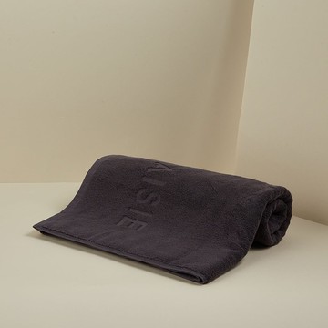 D&M 100%純棉柔軟浴巾 藏墨灰