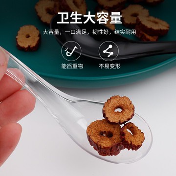 一次性勺子單獨包裝外賣餐廳專用塑料湯勺甜品蛋糕勺匙羹飯勺商用