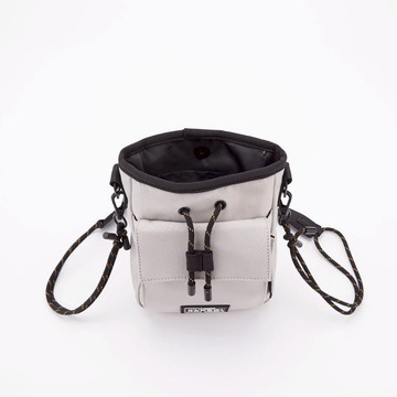 KANGOL 袋鼠 水洗尼龍小側包63251709  11淺灰色  30 x 15 x 10cm