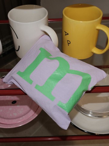 Pouch Clutch Bag [Lavender GREEN]