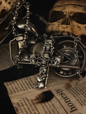 【搖滾龐克系列】創世紀  925銀 吊飾 (不含鍊)