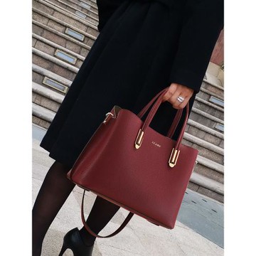 紅色包包女結婚新娘包2024新款婚包女士媽媽高級感手提包真皮女包