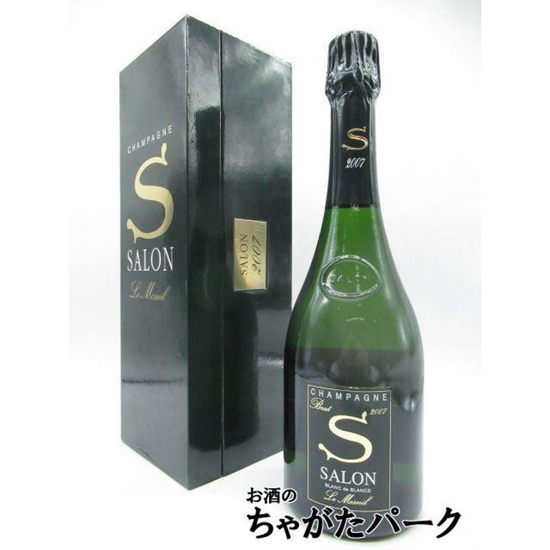 箱にやや傷みあり】サロン ブラン ド ブラン ル メニル 2007 白 箱付き