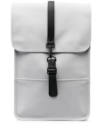 Rains - waterproof carabiner-fastening backpack - unisex - Polyurethane/Polyester - One Size - Grey