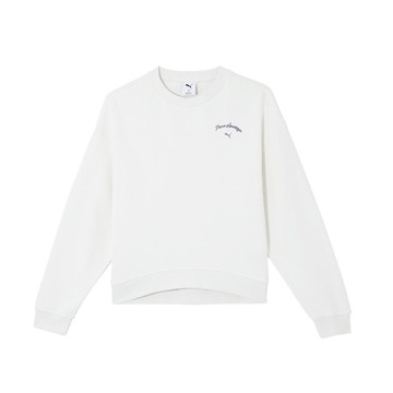 長袖 Sports Legacy Sweatshirts 女款 白 寬鬆 大學T 衛衣 632536-92