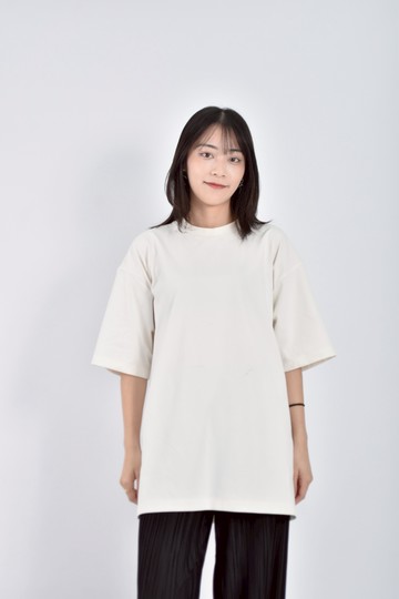 加購優惠(XL) muji素色白色短袖上衣