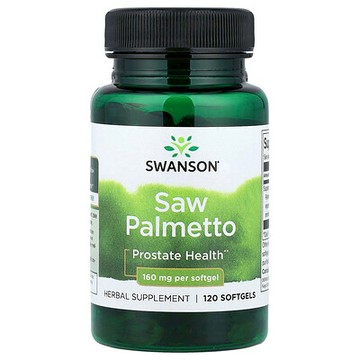 Swanson, 鋸棕櫚，160 毫克，120 粒軟凝膠