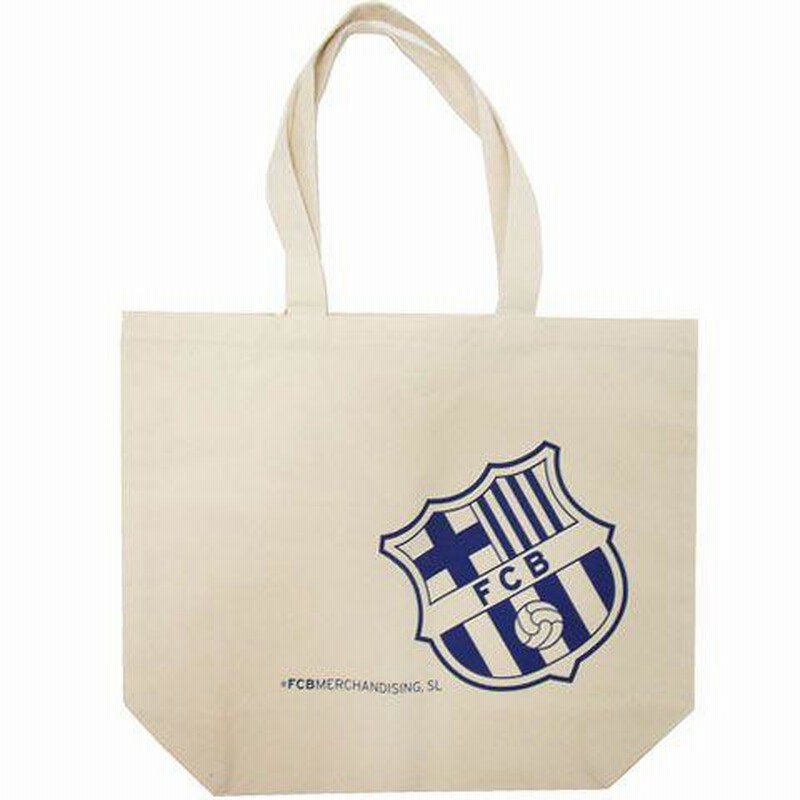 FCバルセロナ トートバッグ FCバルセロナ キャンバストートバッグ L