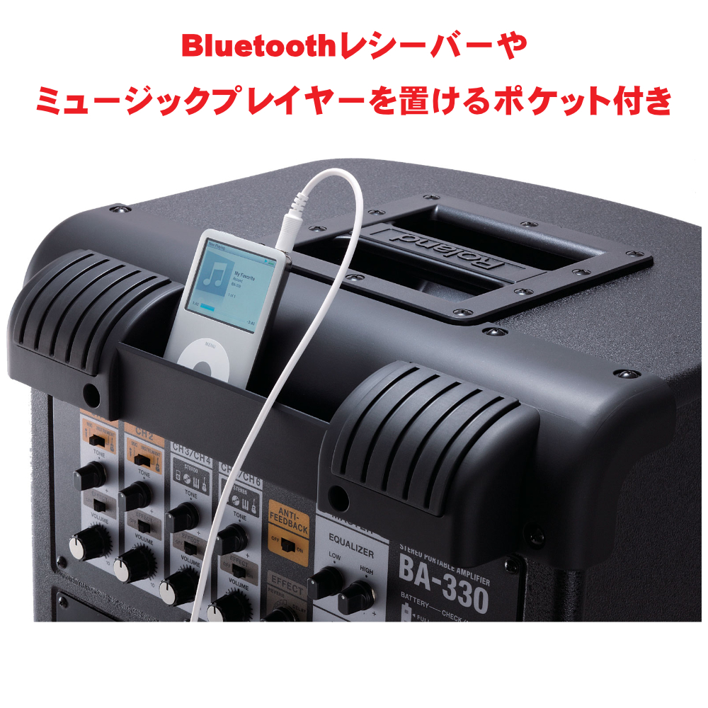 Roland 簡易PAセット BA-330   スピーカースタンド   ワイヤレスマイク4本付き