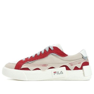 (WMNS) FILA FUSION Pop Skate Shoes 'Red Beige White'