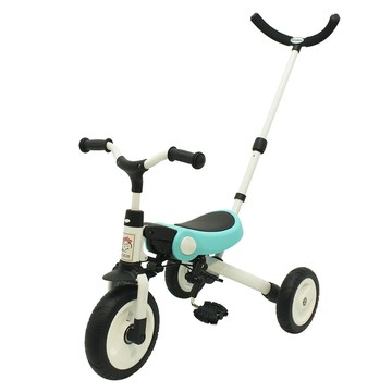 babybabe折疊多功能兒童滑步車/平衡車/三輪車/自行車(附可後控推把)