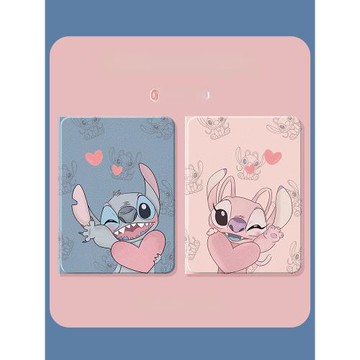 ipadpro保護套新款情侶air5平板電腦ipad10女mini6帶筆槽9保護殼air4可愛12.9英寸硅膠3卡通2適用蘋果por粉迪
