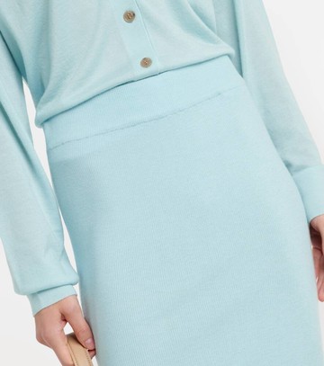 Lisa Yang Ronja high-rise cashmere midi skirt