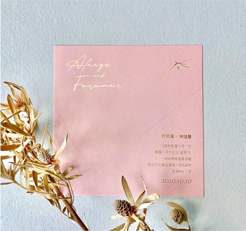 W&W婚卡盛宴-品味always喜帖-乾燥玫瑰