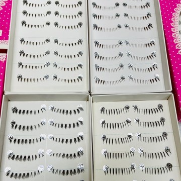 【𝐋♡𝐋𝐈𝐓𝐀🦋】新品現貨  🔥 下睫毛 10對裝 10對裝假睫毛 十對裝 自然假睫毛 透明梗假睫毛 假睫毛