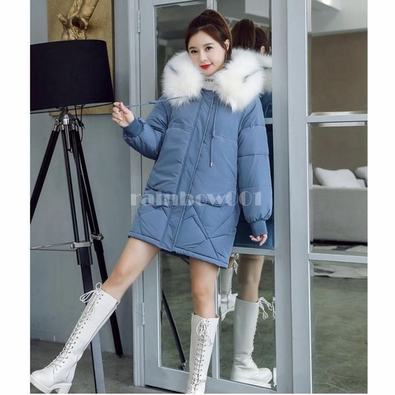 ダウンコートレディース ミドル丈 ダウンジャケット ロング丈コート 上品 高品質 コート 防寒性抜群 フード付き アウター 厚手 通勤 Ol 可愛い 通販 Lineポイント最大get Lineショッピング