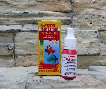 【西高地水族坊】德國Sera 淡.海水魚維他命 15ml
