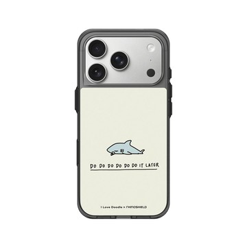 RHINOSHIELD iPhone 17/Air/Pro/Max Clear MagSafe兼容 抗黃化透明防摔磁吸手機殼/保護殼｜ilovedoodle-鯊魚