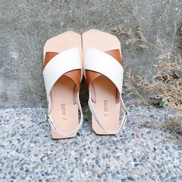 CLAVESTEP X Sandals - 手工真皮 男生涼鞋 交叉款 客訂顏色