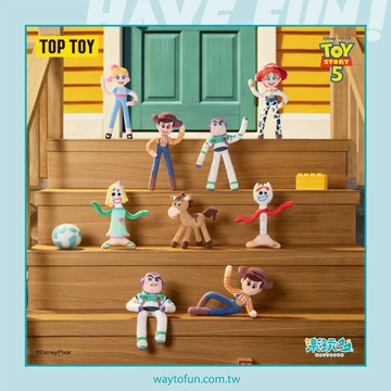 【楽玩多WAYTOFUN】TOP TOY 迪士尼 玩具總動員5 扭扭樂系列 絨毛 盲袋