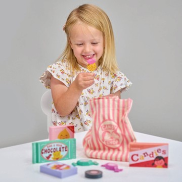 【美國 Mentari】繽紛糖果袋(木製玩具/角色扮演/扮家家酒)