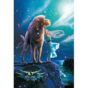 HM -  HM1000-095 浪漫星座系列-獅子座夜光拼圖1000片