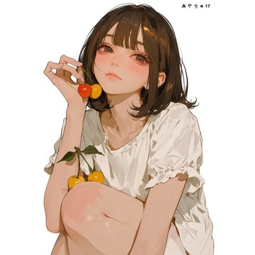 【8 月新品】07-139-0154 人物貼紙 簡約夏日女孩