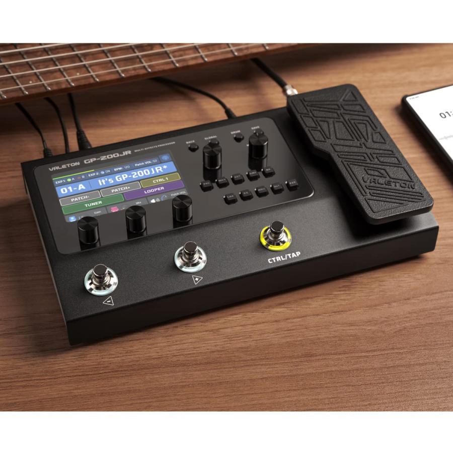 VALETON Multi Effects Processor Multi-Effects Pedal with Expression Pedal FX Loop MIDI I O Guitar Bass Effects Pedal Amp Modeling IR Cabinets Simulati