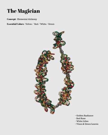 花圈概念系列—塔羅牌配色  01魔術師