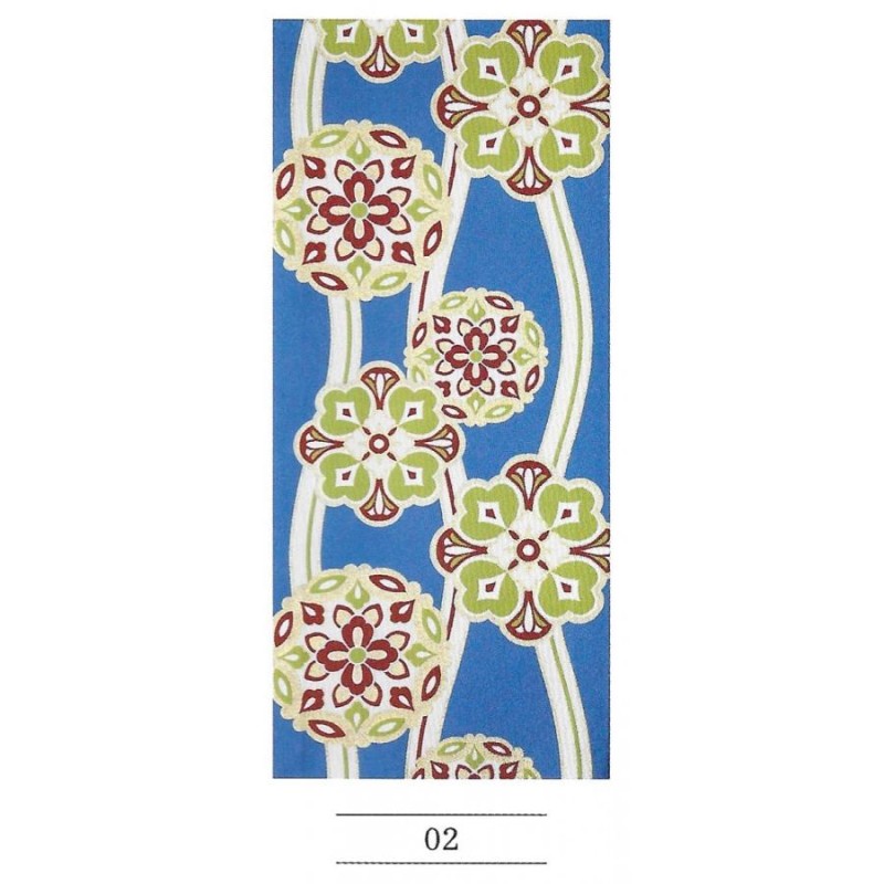 和遊日　wayu-bi 大正浪漫柄　全通柄　袋帯　成人式　振袖　水色 和遊日 wayu-bi 大正浪漫柄 全通柄 袋帯 成人式 振袖 水色