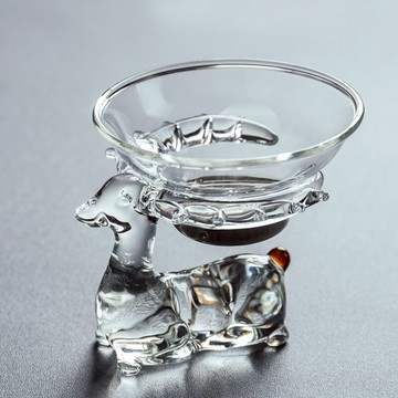 創意玻璃茶濾不銹鋼茶漏公道杯泡茶器茶葉過濾網茶隔功夫茶具配件