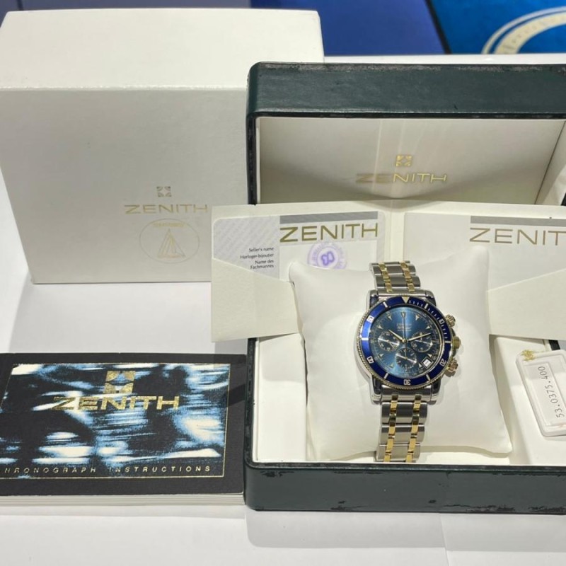 送料無料】ZENITH ゼニス レインボーエルプリメロ 53.0375.400 コンビ