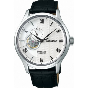 【SEIKO】精工 PRESAGE 羅馬時標開芯機械錶 SSA379J1@4R39-00W0P 皮帶 42mm