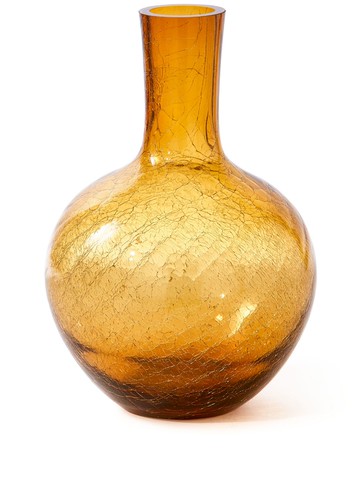 POLSPOTTEN - large Ball Body glass vase - unisex - glass - One Size - Yellow