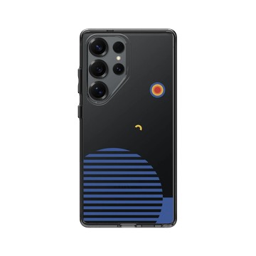 Galaxy S25 Ultra Clear 酷墨灰 - NASA - Exoplanet K2-18 b & Red Dwarf - Bauhaus Style