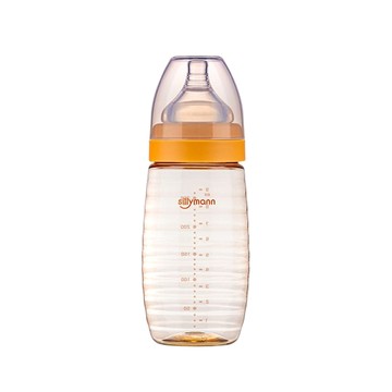 sillymann 寬口徑母乳實感PPSU奶瓶 260ml 韓國製造  蜂蜜  1個
