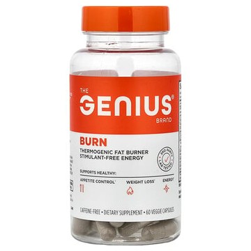 The Genius Brand, Burn，無咖啡萃取，60 粒素食膠囊