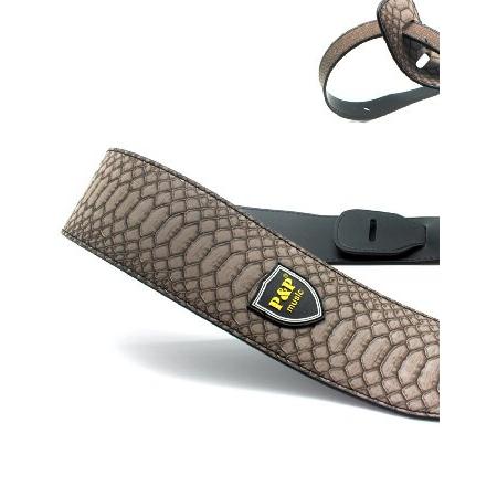 Serpentine Adjustable length Guitar Strap, PU Leather Guitar Strap Electric Guitar Strap, Acoustic Guitar Strap and Bass Strap