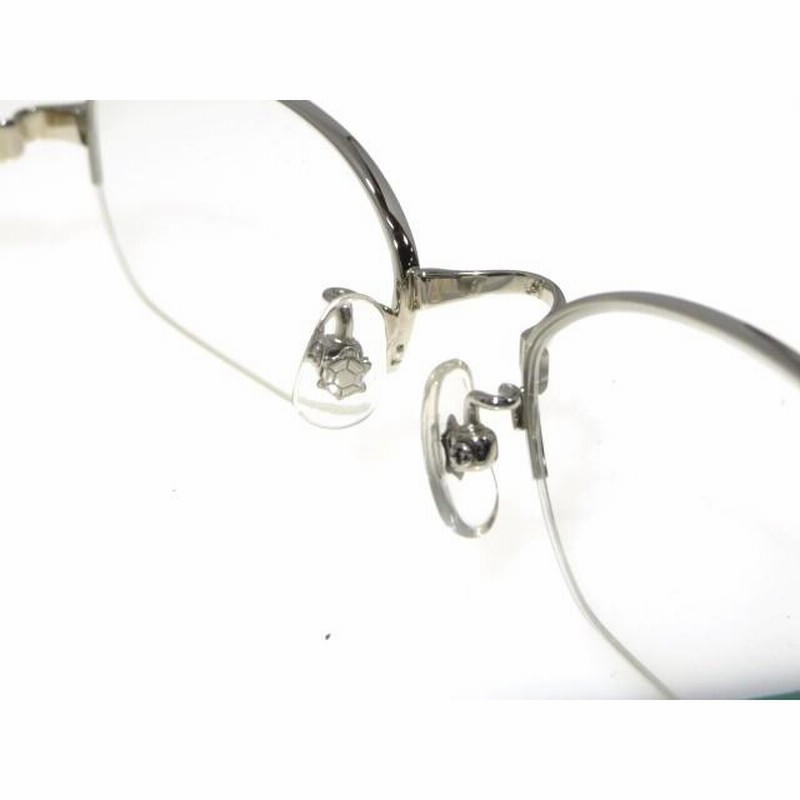 激安！特価品 難有 999.9 フォーナインズ メガネフレーム S-246T ハーフリム メガネ・老眼鏡
