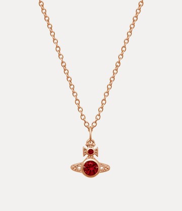 Vivienne Westwood London Orb Pendant Necklace Pink-gold-red-cz Pink-gold-red-cz Women